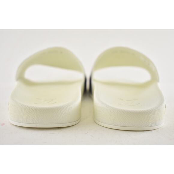 Louis Vuitton Waterfront Mule White Silver Monogram Slide Sandal UK 9 US 10 11 - Picture 14 of 16